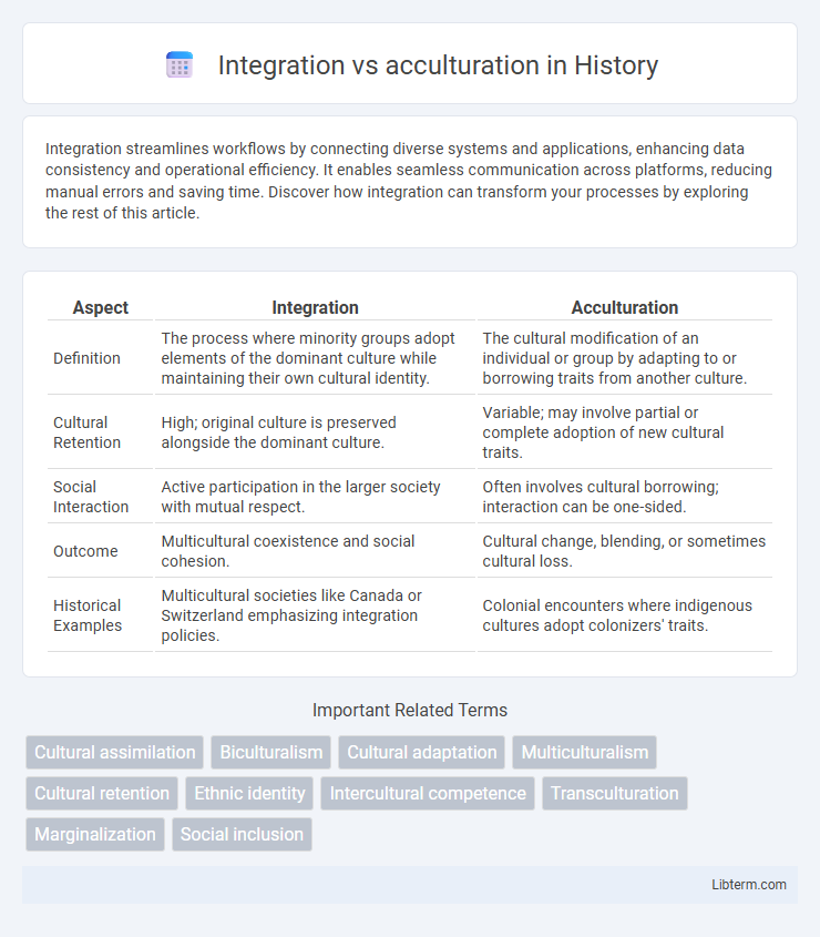acculturation vs Integration in History - What is The Difference?