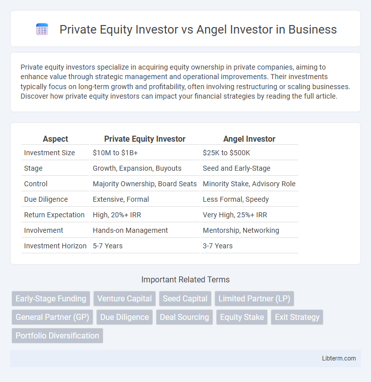 Angel Investor vs Private Equity Investor in Business - What is The Difference?