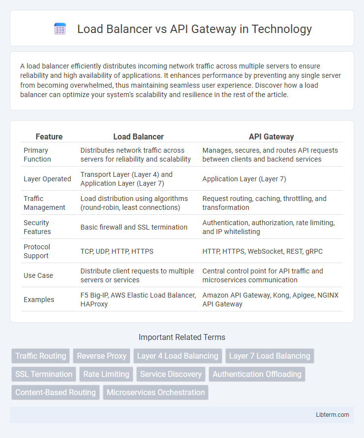 API Gateway vs Load Balancer in Technology - What is The Difference?