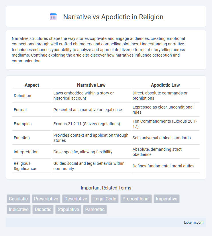Apodictic vs Narrative in Religion - What is The Difference?