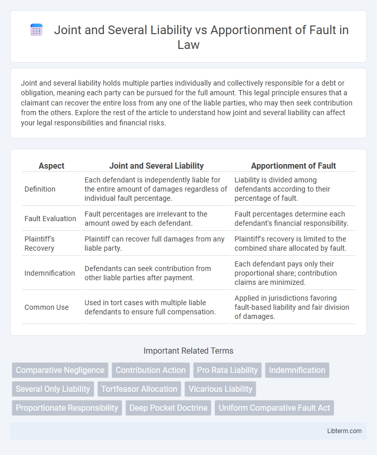 Apportionment of Fault vs Joint and Several Liability in Law - What is The Difference?