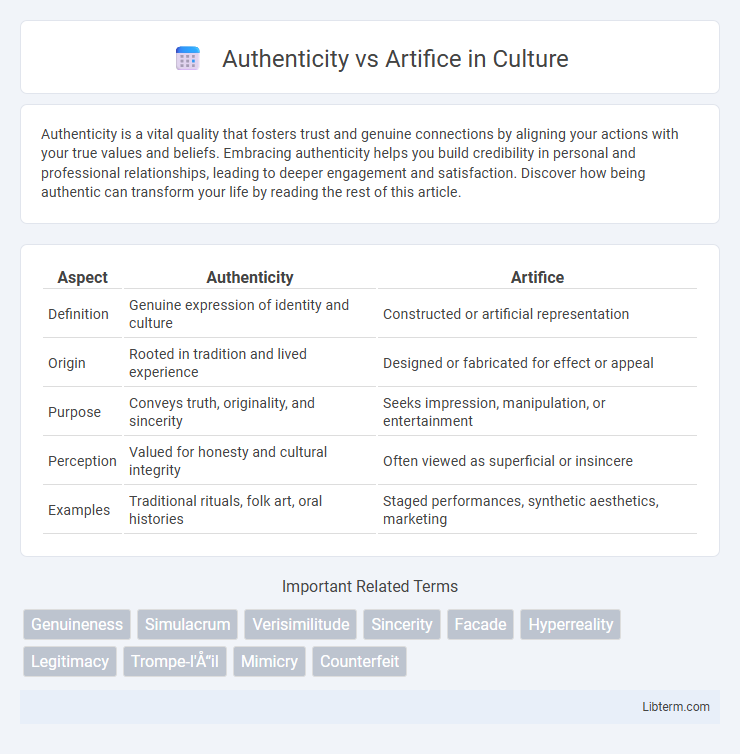 Artifice vs Authenticity in Culture - What is The Difference?