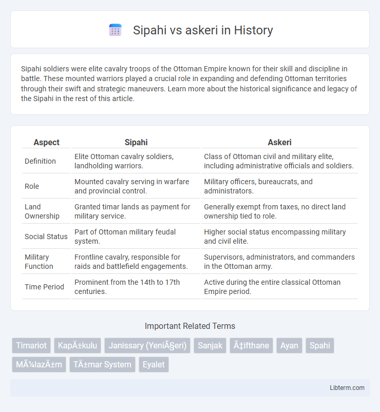 askeri vs Sipahi in History - What is The Difference?