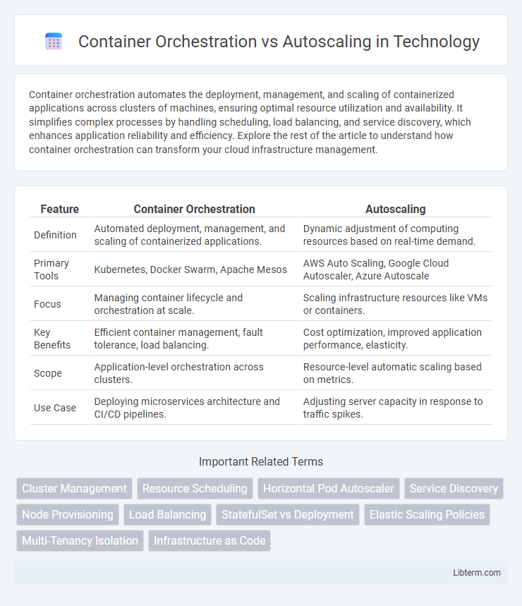 Autoscaling vs Container Orchestration in Technology - What is The Difference?