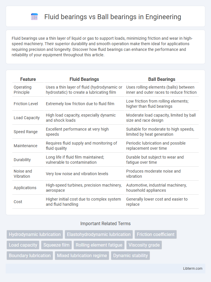 Ball bearings vs Fluid bearings in Engineering - What is The Difference?