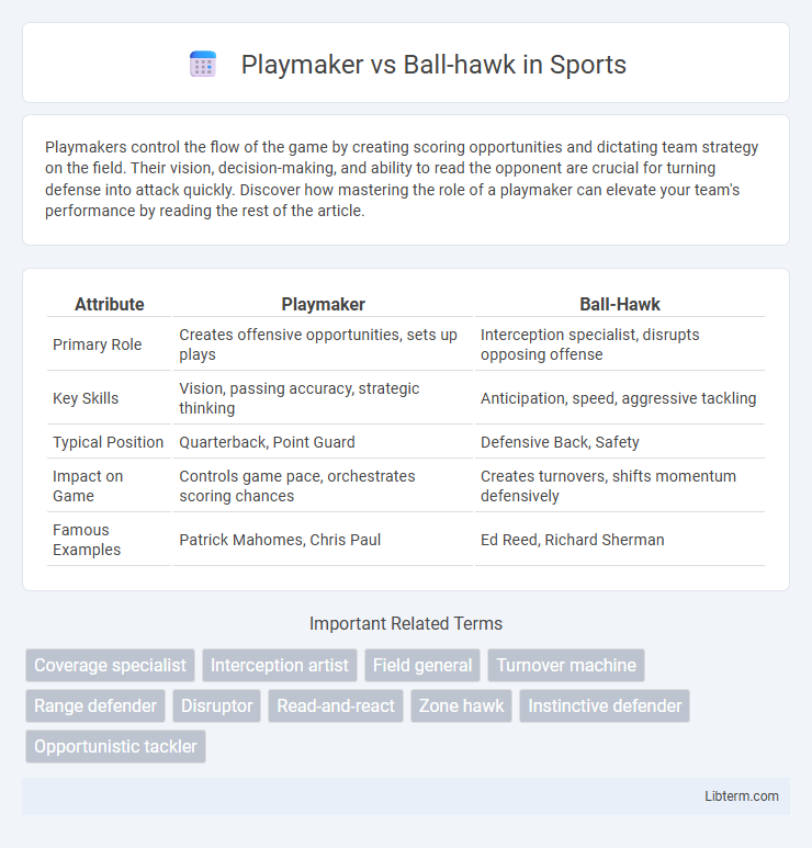 Ball-hawk vs Playmaker in Sports - What is The Difference?