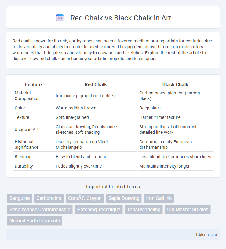 Black Chalk vs Red Chalk in Art - What is The Difference?
