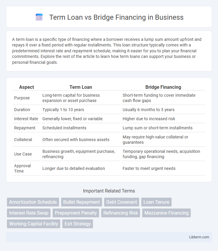 Bridge Financing vs Term Loan in Business - What is The Difference?