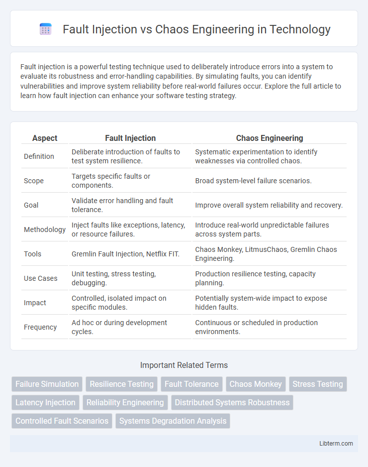 Chaos Engineering vs Fault Injection in Technology - What is The Difference?