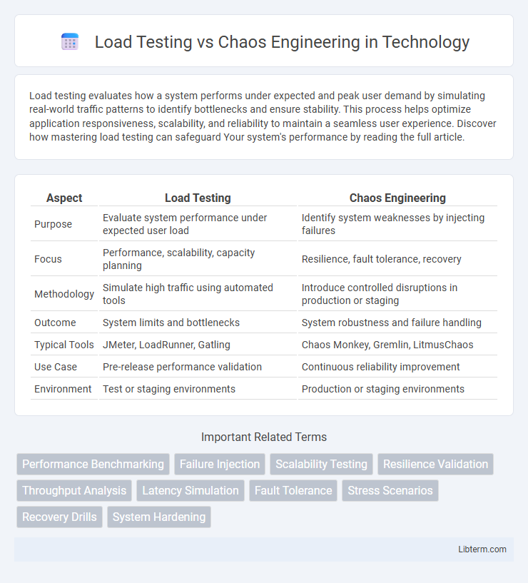 Chaos Engineering vs Load Testing in Technology - What is The Difference?