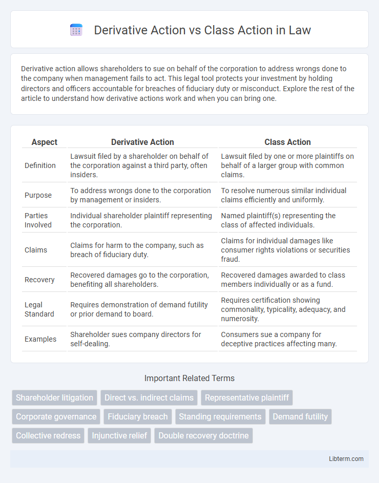 Class Action vs Derivative Action in Law - What is The Difference?
