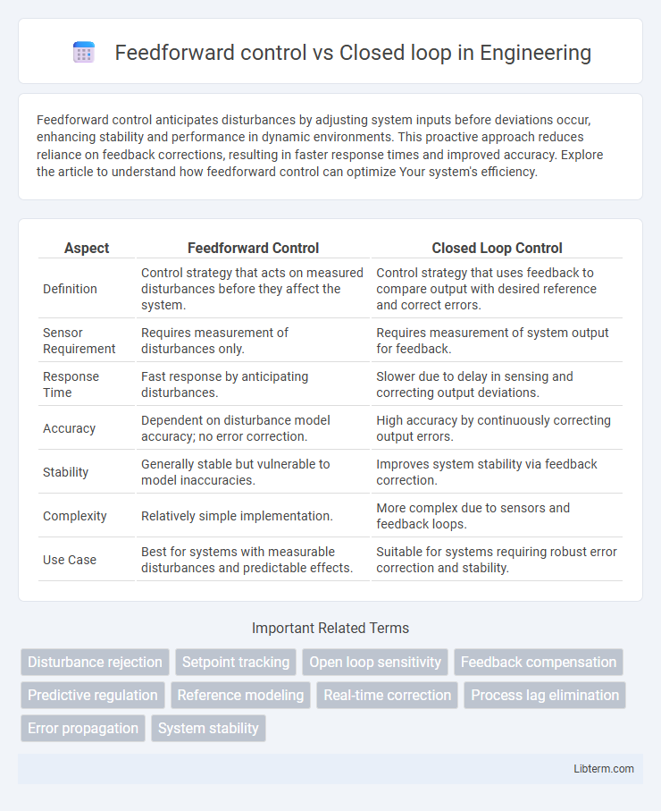 Closed loop vs Feedforward control in Engineering - What is The Difference?