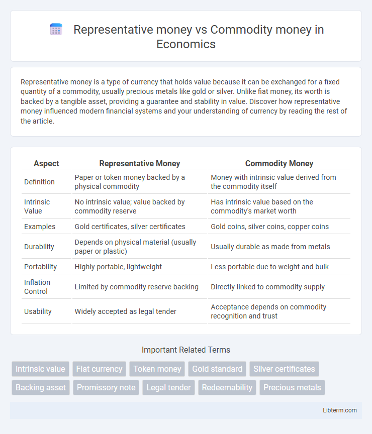 Commodity money vs Representative money in Economics - What is The Difference?