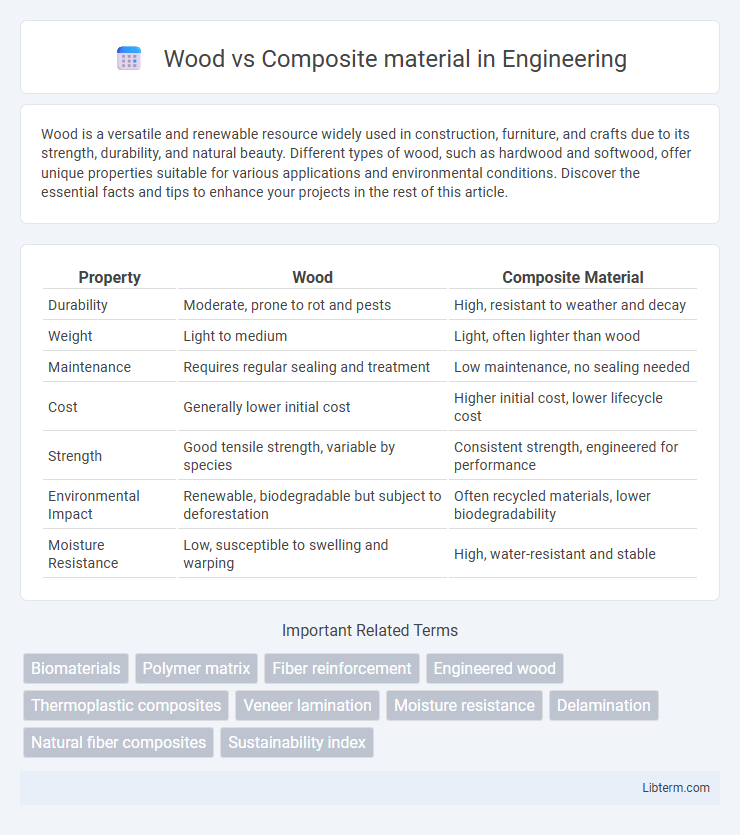 Composite material vs Wood in Engineering - What is The Difference?