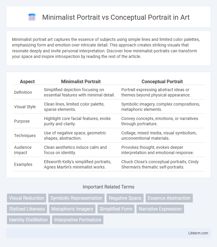 Conceptual Portrait vs Minimalist Portrait in Art - What is The Difference?