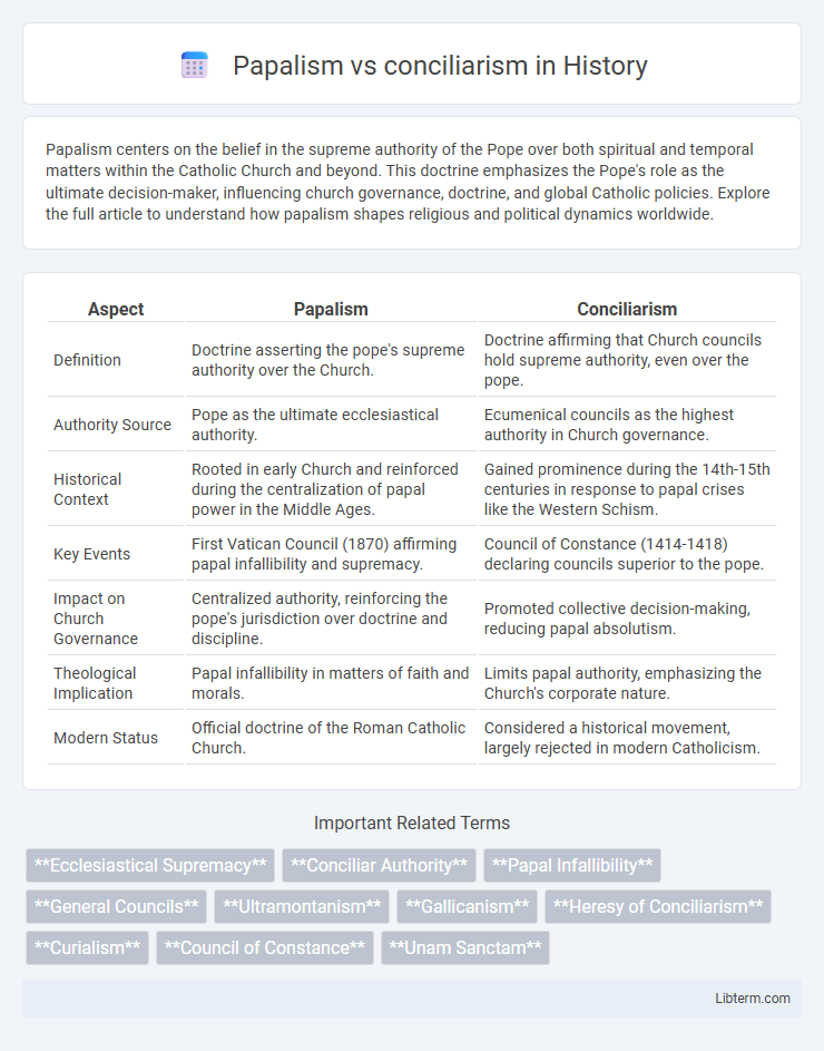 conciliarism vs Papalism in History - What is The Difference?
