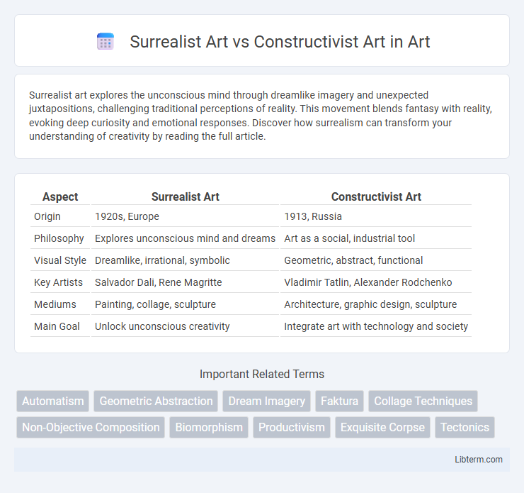 Constructivist Art vs Surrealist Art in Art - What is The Difference?