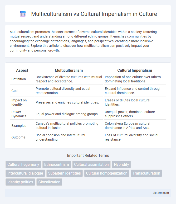 Cultural Imperialism vs Multiculturalism in Culture - What is The Difference?