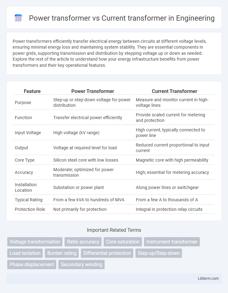 Current transformer vs Power transformer in Engineering - What is The Difference?