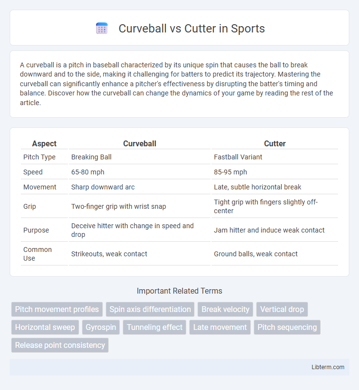 Cutter vs Curveball in Sports - What is The Difference?