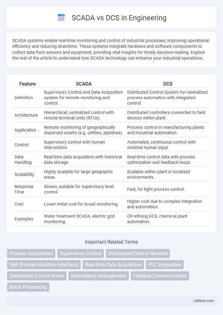 DCS vs SCADA in Engineering - What is The Difference?