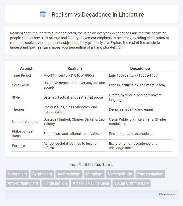 Decadence vs Realism in Literature - What is The Difference?