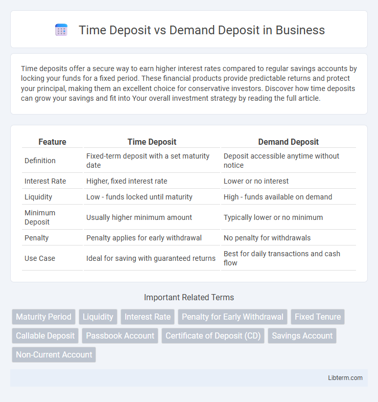 Demand Deposit vs Time Deposit in Business - What is The Difference?