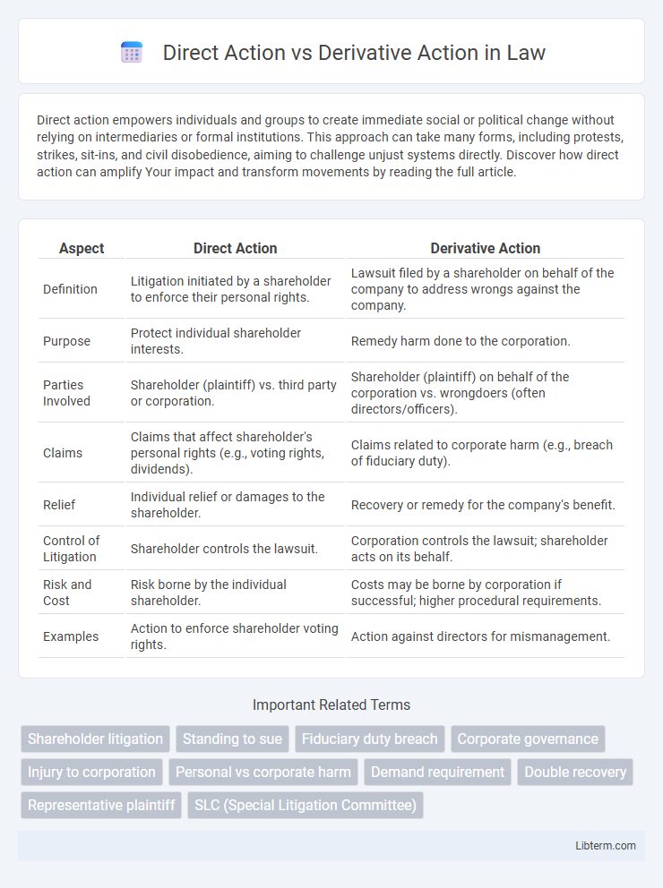 Derivative Action vs Direct Action in Law - What is The Difference?