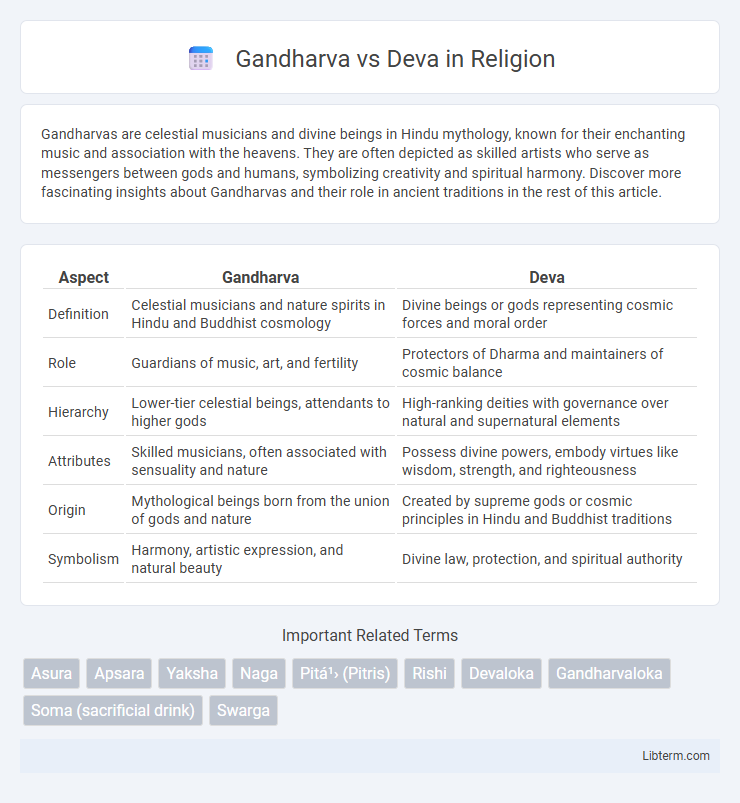 Deva vs Gandharva in Religion - What is The Difference?