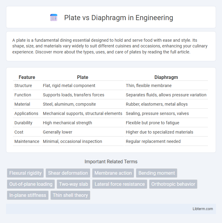 Diaphragm vs Plate in Engineering - What is The Difference?