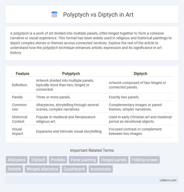 Diptych vs Polyptych in Art - What is The Difference?