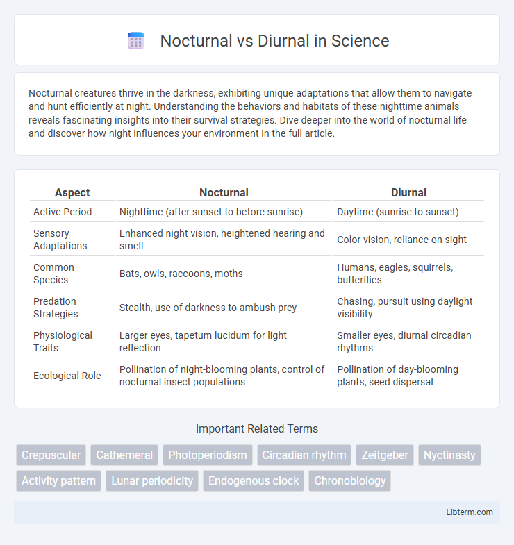 Diurnal vs Nocturnal in Science - What is The Difference?