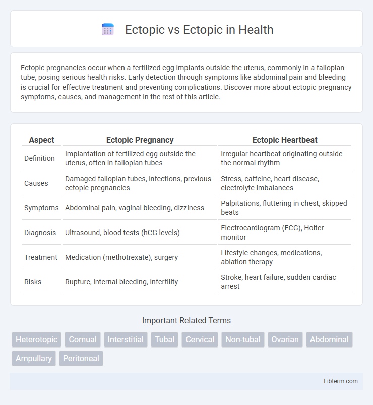 Ectopic vs Ectopic in Health - What is The Difference?