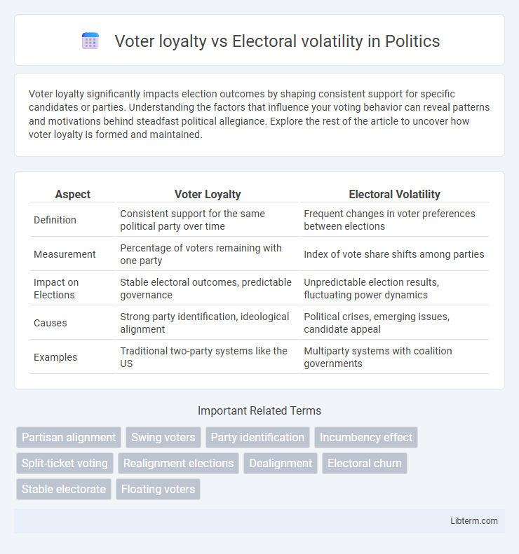 Electoral volatility vs Voter loyalty in Politics - What is The Difference?