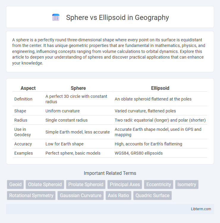 Ellipsoid vs Sphere in Geography - What is The Difference?