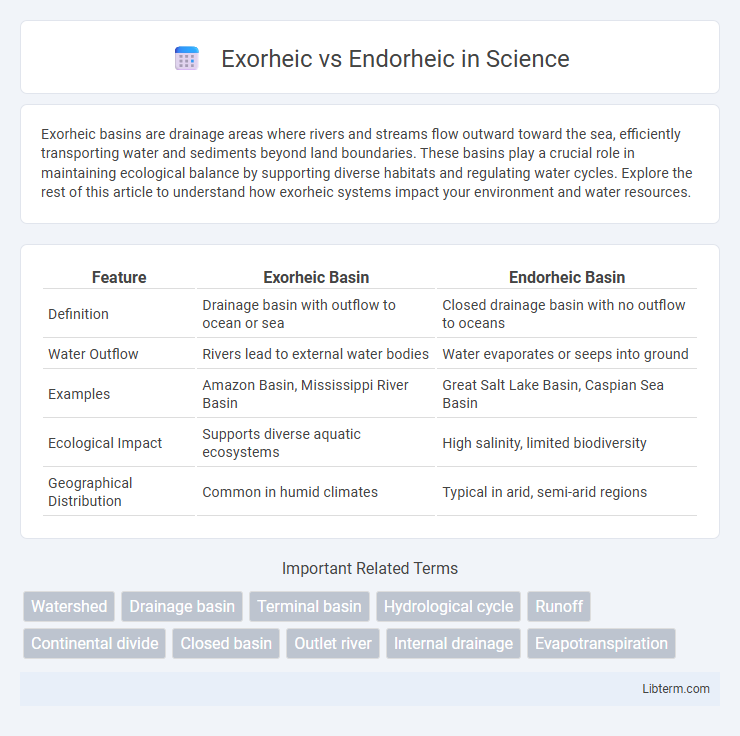 Endorheic vs Exorheic in Science - What is The Difference?
