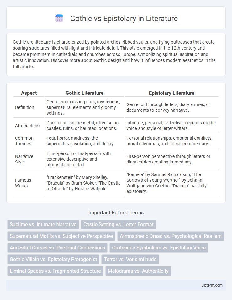 Epistolary vs Gothic in Literature - What is The Difference?