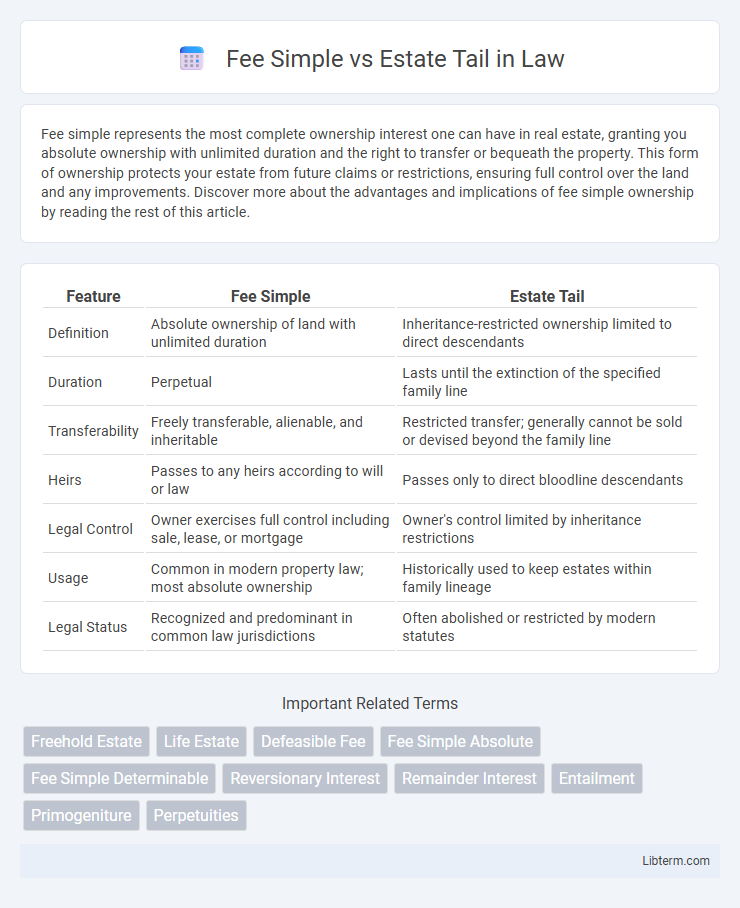 Estate Tail vs Fee Simple in Law - What is The Difference?