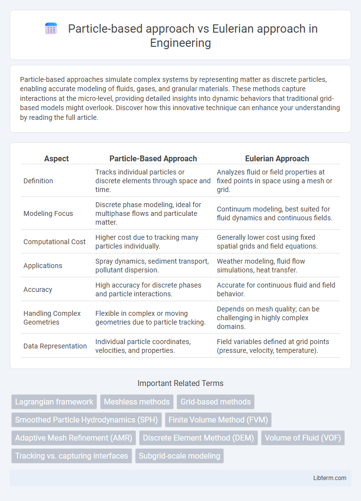 Eulerian approach vs Particle-based approach in Engineering - What is The Difference?