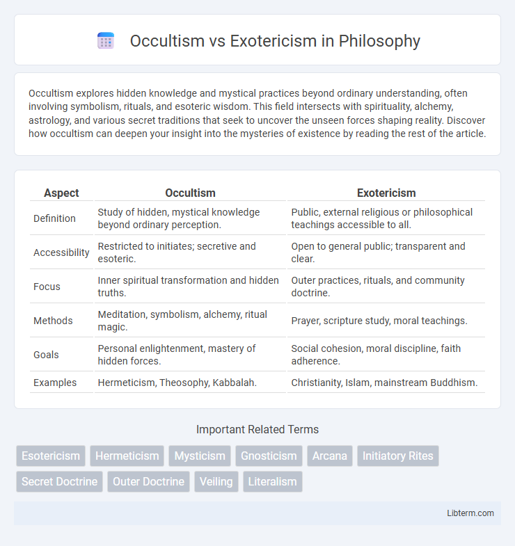 Exotericism vs Occultism in Philosophy - What is The Difference?