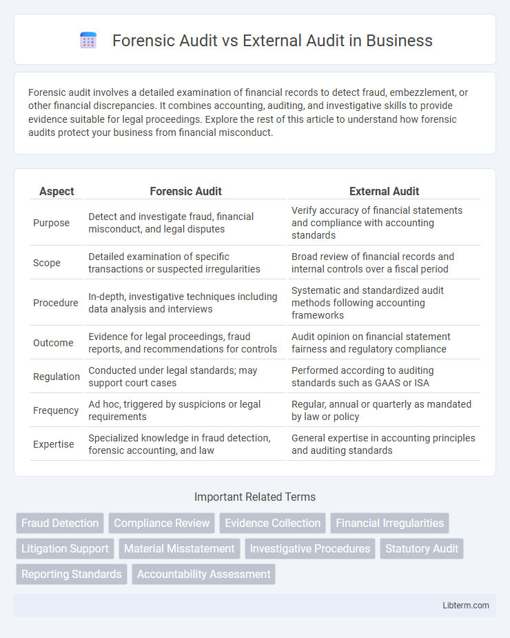 External Audit vs Forensic Audit in Business - What is The Difference?