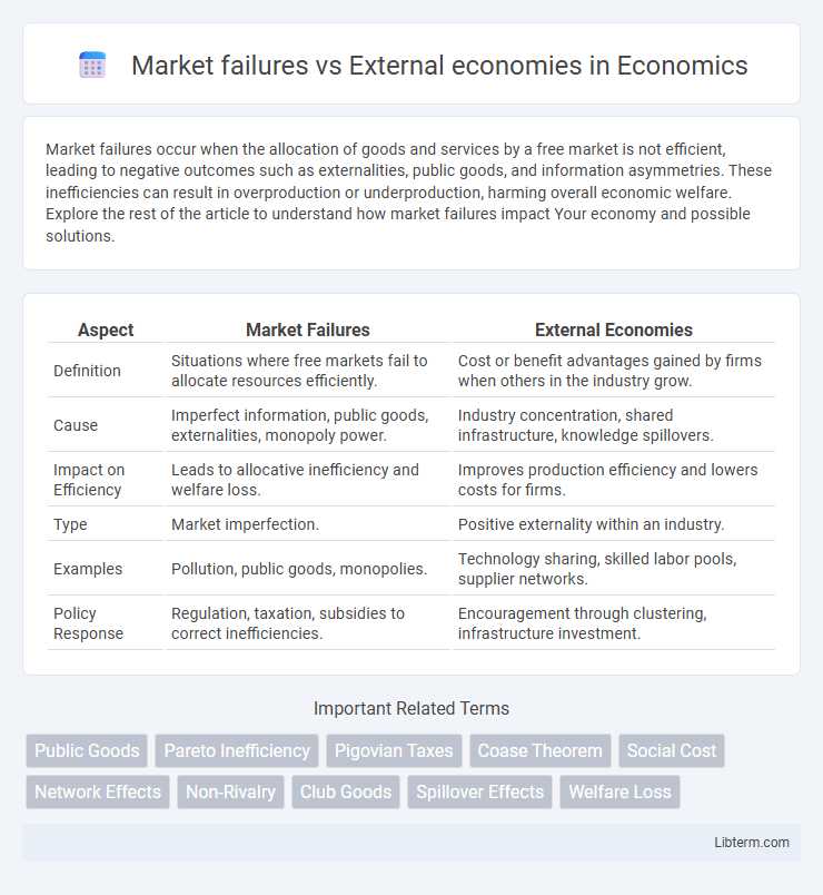 External economies vs Market failures in Economics - What is The Difference?