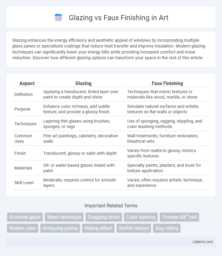 Faux Finishing vs Glazing in Art - What is The Difference?