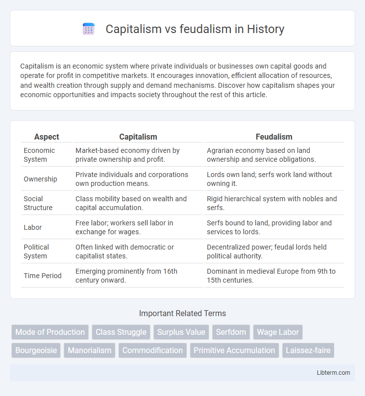 feudalism vs Capitalism in History - What is The Difference?