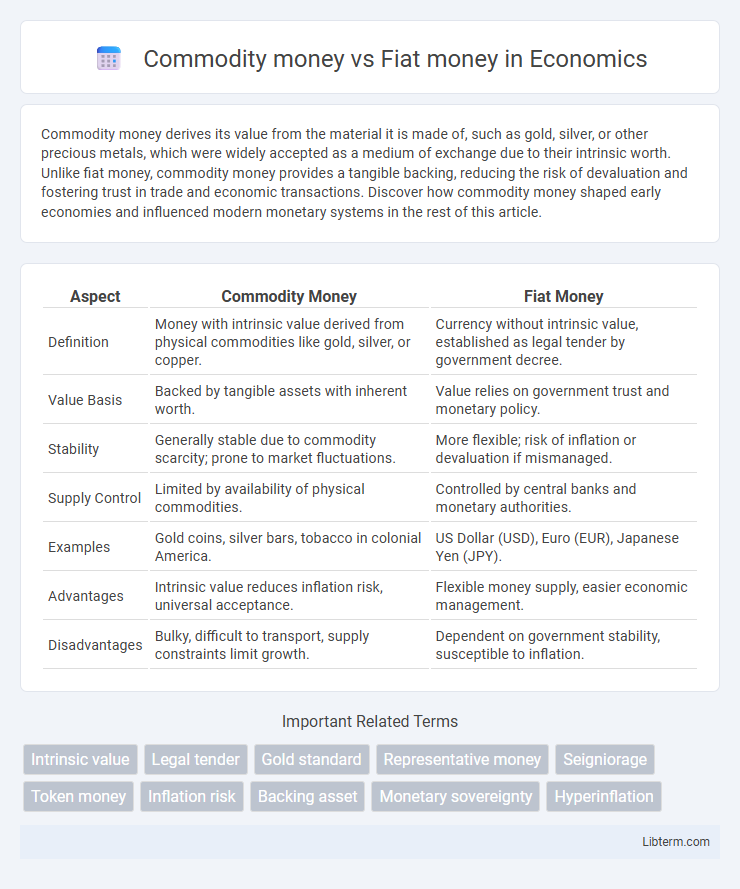 Fiat money vs Commodity money in Economics - What is The Difference?