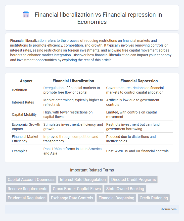 Financial repression vs Financial liberalization in Economics - What is The Difference?