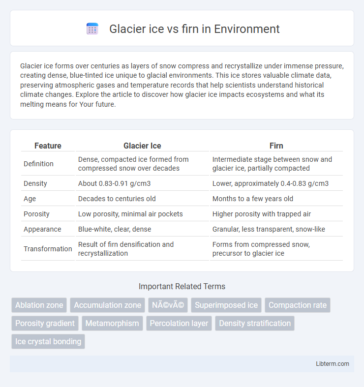 firn vs Glacier ice in Environment - What is The Difference?