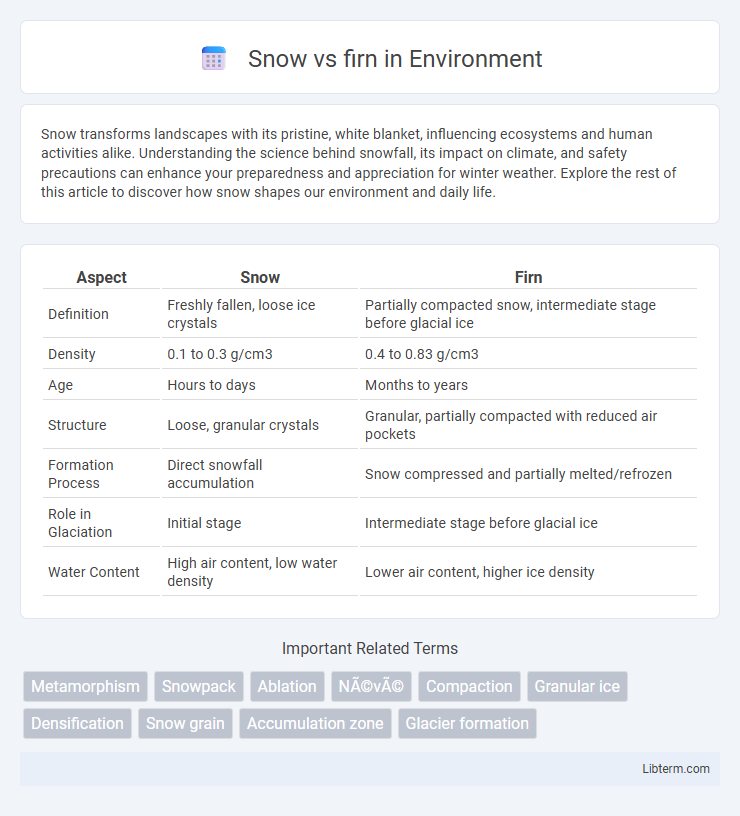 firn vs Snow in Environment - What is The Difference?
