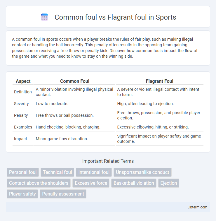 Flagrant foul vs Common foul in Sports - What is The Difference?