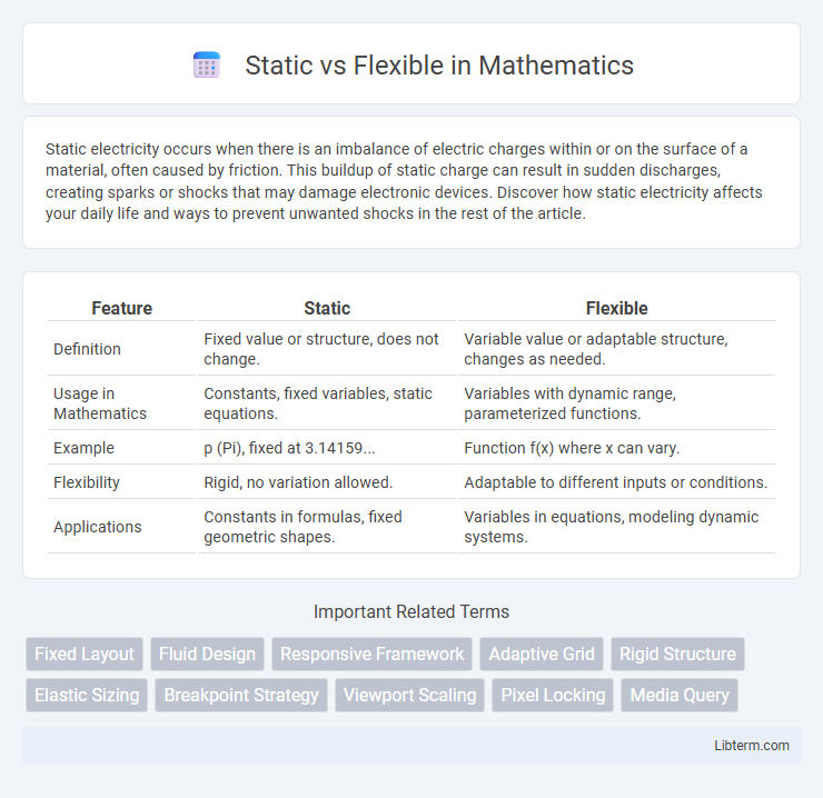 Flexible vs Static in Mathematics - What is The Difference?